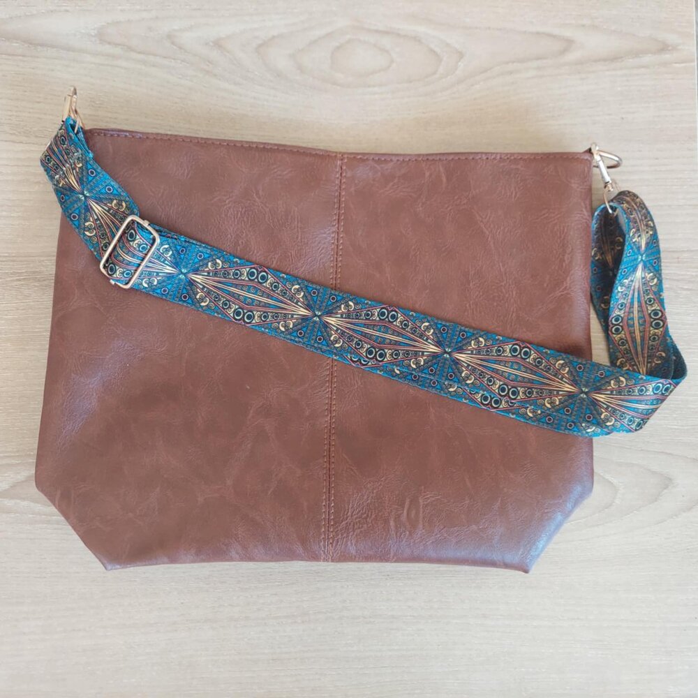 Casual And Fashionable Boho Shoulder Bag, Faux Leather